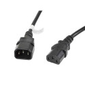 Power Cord Lanberg Black - 5 m