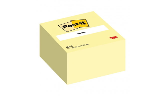 Notepad 76x76mm POST-IT canary yellow 450 sheets