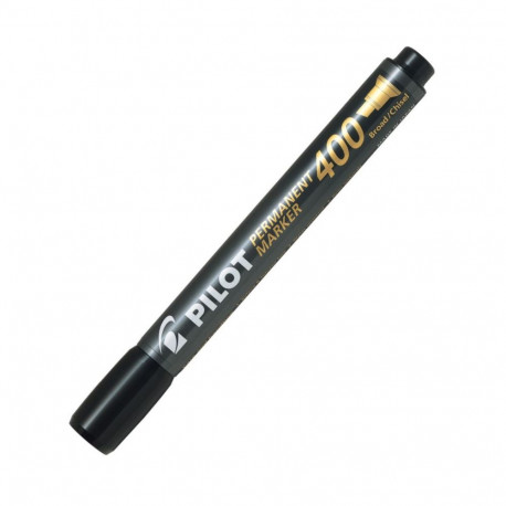 Permanentne marker PILOT 400 lõigatud otsaga 4mm must