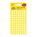 Adhesive label AVERY Zweckform Q8mm yellow 416 pcs (3013)