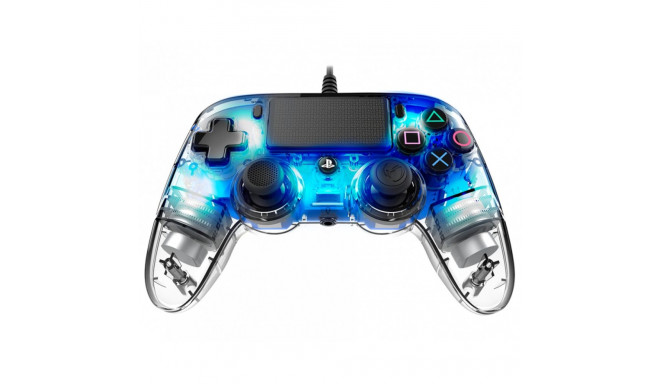 Nacon PS4 Blue Gaming Compact Controller PS4 Clear Blue