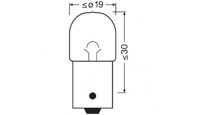 12V R10W 10W BA15S 2xblister