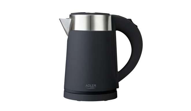 Adler | Kettle | AD 1372 | Electric | 800 W | 0.6 L | Plastic/Stainless steel | 360° rotational base