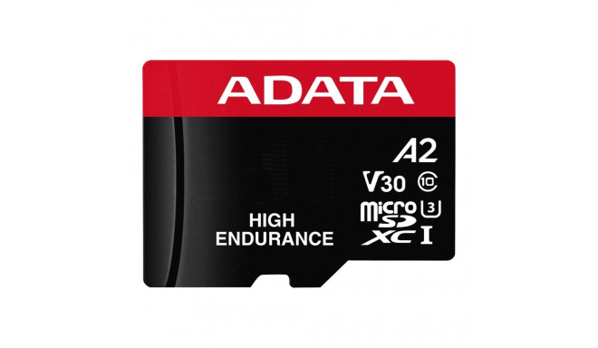 ADATA High Endurance | Flash memory card | 64 GB | microSDXC UHS-I Memory Card | Speed Class A2 / Vi