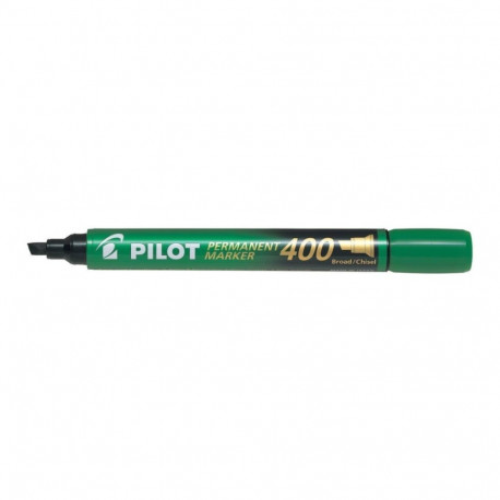 PERMANENT MARKER 400 - FINE CHISEL TIP - GREEN