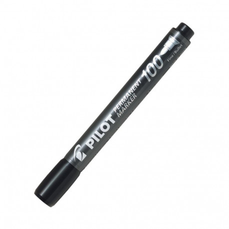 Permanentne marker PILOT 100 koonilise otsaga 1mm must