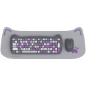 CANYON HSET-W6 Keyboard+Mouse Kitty Edition AAA+АА Wireless Violet