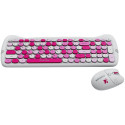 CANYON HSET-W6 Keyboard+Mouse Kitty Edition AAA+АА Wireless Pink