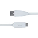Deltaco USB-C zu USB Kabel 2m 3A weiß