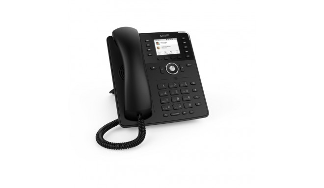 "SNOM D735 VOIP Tischtelefon (SIP) ohne Netzteil Black"