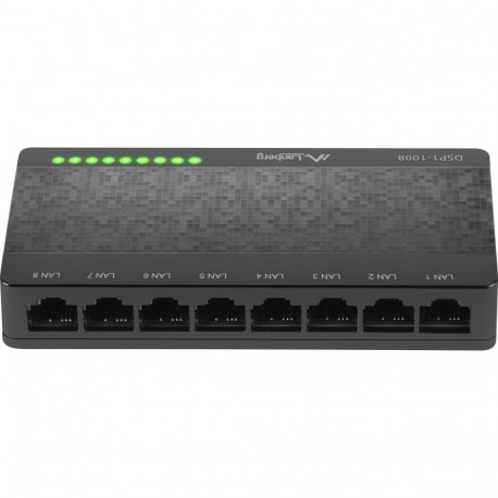 Lanberg switch 8x 100Gb/s unmanaged 5V