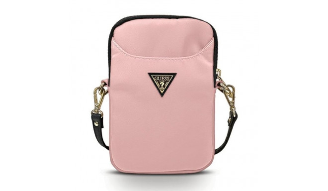 Guess Handbag GUPBNTMLLP pink/pink Nylon Triangle Logo