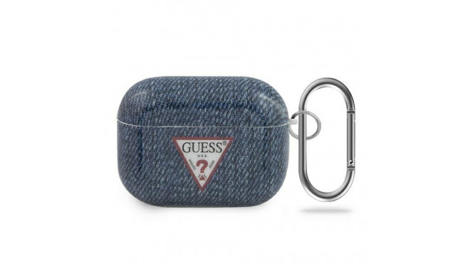 Guess GUACAPTPUJULDB AirPods Pro cover navy blue/dark blue Jeans Collection