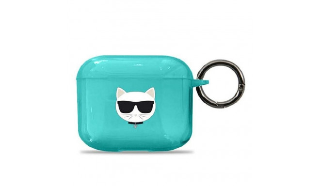 Karl Lagerfeld KLA3UCHFL AirPods 3 cover blue/blue Choupette