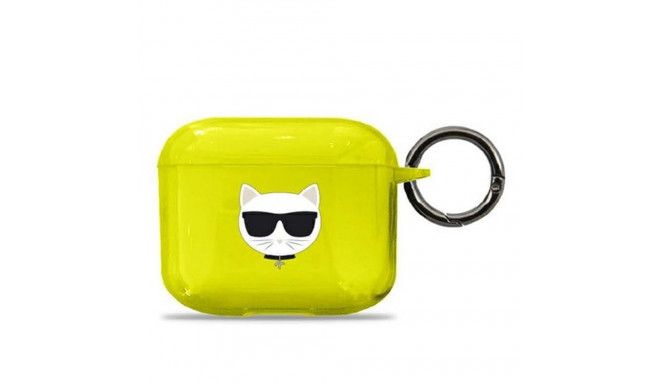 Karl Lagerfeld KLA3UCHFY AirPods 3 cover yellow/yellow Choupette