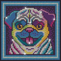KITFIX DIY set Diamond Art Pug