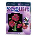 KITFIX DIY set Sequin Art Purple Poppies