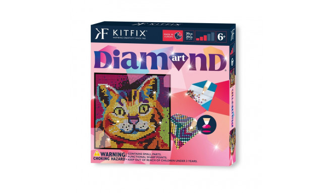 KITFIX DIY set Diamond Art Kitten