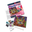 KITFIX Amatniecības komplekts Diamond Art dimantiņu māksla, Kaķēns