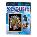 KITFIX DIY set Sequin Art Blue Premium Horse