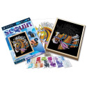 KITFIX DIY set Sequin Art Blue Premium Horse