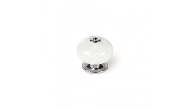 FURNITURE KNOB D40 7-E517.01 WHITE