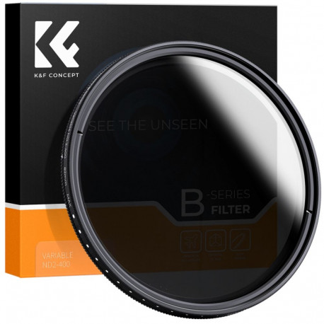K&F Concept B-Series Fader ND2-400 - 55 mm adjustable gray filter