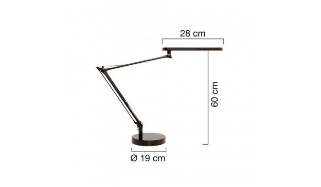 Table lamp UNILUX Mamboled, 6.5W, 3000K, 600lm /base+clamp, silver gray