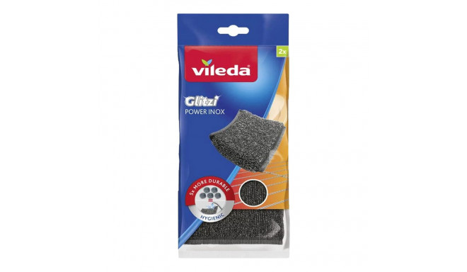 Steel sponges VILEDA Glitzi Power Inox, 2 pcs