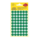 Kleebisetikett AVERY Zweckform Q12mm roheline 270tk (3143)