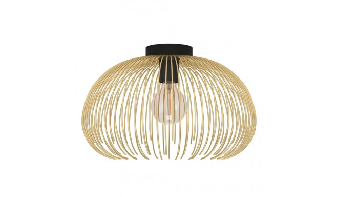 Ceiling lamp EGLO VENEZUELA, 1 x E27, max 40W, black/gold color, Ø38.5 x h25cm