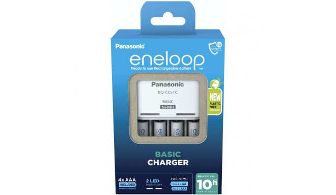 Panasonic Battery Charger ENELOOP K-KJ51MCD04E AA/AAA, 10 hours