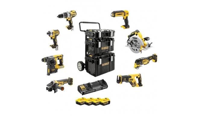 DEWALT KOMPLEKT 18V DCK853P4 (DCD996+DCF887+DCG405+DCH273+DCS355+DCS367+DCS570+DCL050) 4x5.0Ah TS