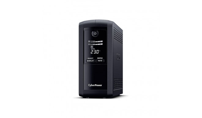 CyberPower VP1000ELCD varutoite UPS süsteem 1000 VA 550 W