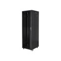 LANBERG rack cabinet 19inch 42U 600x1000 black mesh door LCD