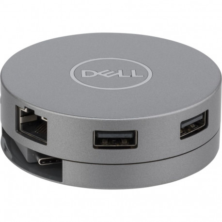 Dell 6-ühes USB-C mitmeportiline adapter DA305 - mobiiliadapter
