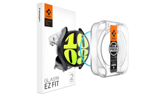 SZKŁO HARTOWANE SPIGEN GLAS.TR ”EZ-FIT” 2-PACK GALAXY WATCH 7 (44 MM) CLEAR