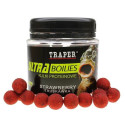 Groundbait TRAPER Ultra Boilies Strawberry 12mm 100g