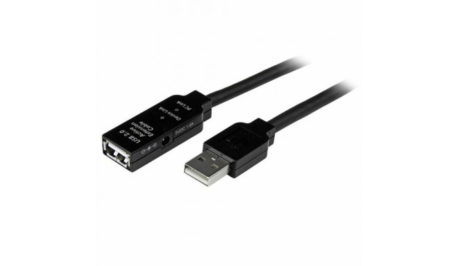 USB-kaabel Startech USB2AAEXT15M Must