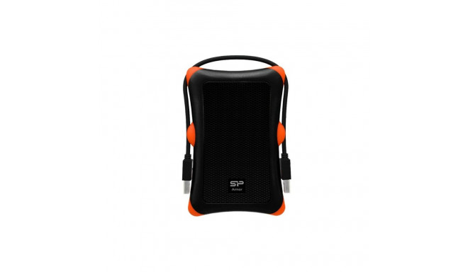 External Box Silicon Power Armor A30 Black Orange Black/Orange