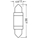 12V LED C5W 36mm 6000K 0,6W SV8.5-8 1tk