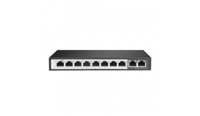 Extralink Switch PoE PERSES 8x Gigabit PoE/PoE+, 2x RJ45 Uplink Gigabit, 96W