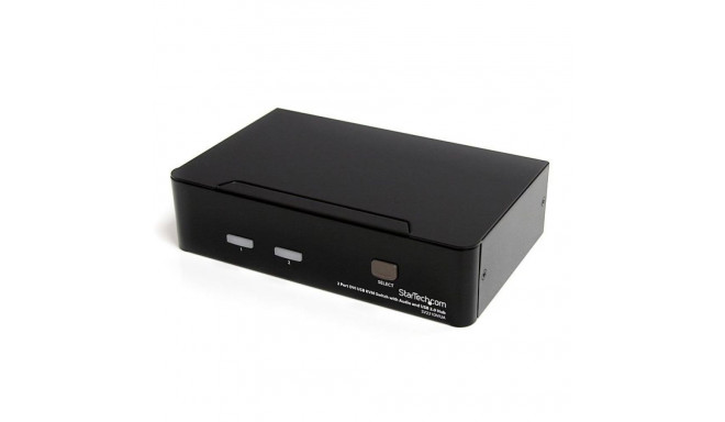 StarTech.com 2 Port DVI USB KVM Switch with Audio and USB 2.0 Hub