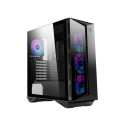 MSI MPG GUNGNIR 110R Mid Tower Gaming Computer Case Black, USB 3.2 Gen2 Type C, 4x 120mm ARGB Fan, M