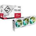 "RX 7600 8GB ASRock Radeon Steel Legend OC white GDDR6 3 Fan"