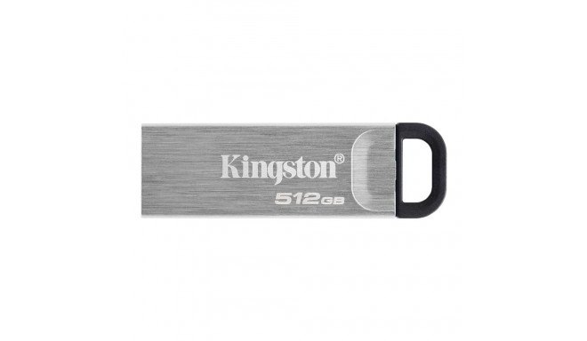 Kingston USB mälupulk DataTraveler Kyson 512 GB Type-A USB 3.2 Gen 1 hõbedane
