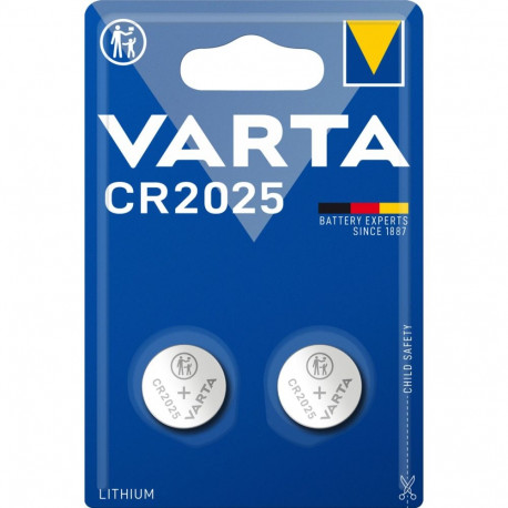 Varta CR2025 liitium patarei, 3 V, 2 tk