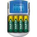 Varta LCD Charger -latauslaite ja 4 kpl AA (LR6) 2600 mAh akkuparistoja