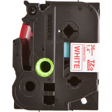 Brother label tape TZe-262 (36 mm, red on white)