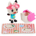 Spin Master Gabby's Dollhouse - Carlita toy car with Pandy Paws figure, toy vehicle